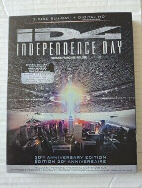 Independence Day: 20th Anniversary (1996, Blu Ray) With Slipcover